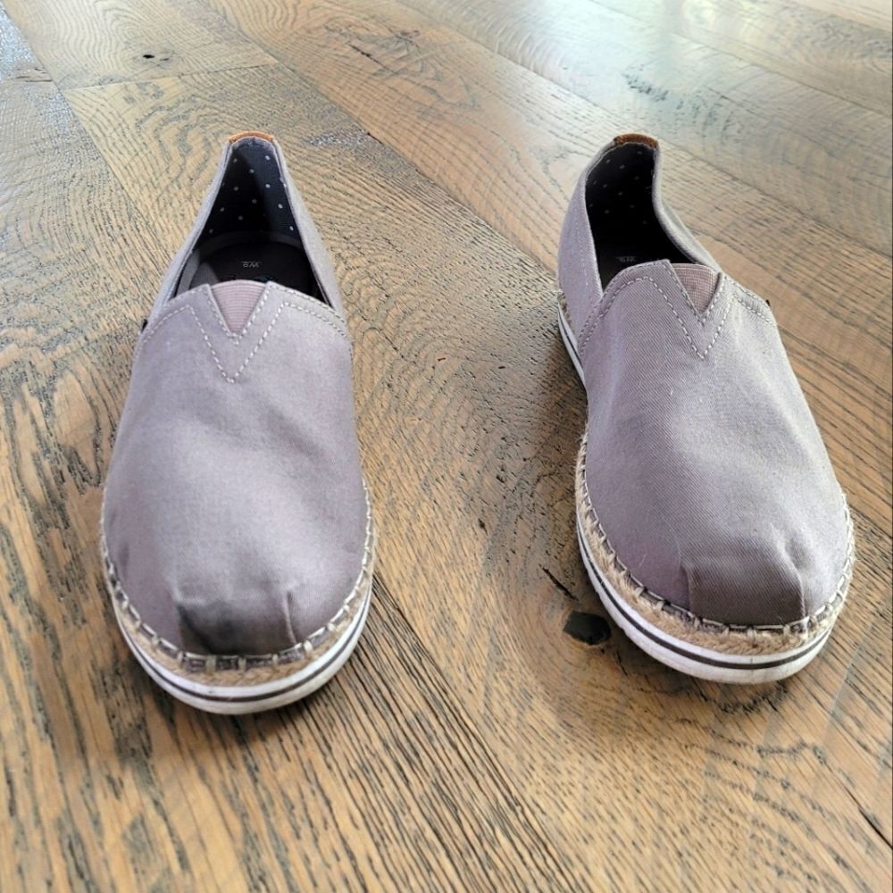 Bobs Breeze Espadrille Flats Memory Foam Taupe Wi… - image 2